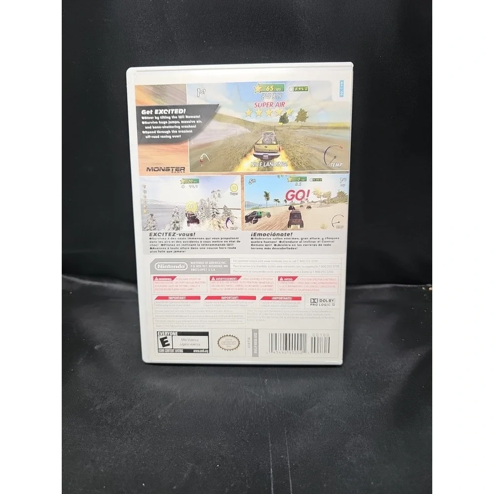 Nintendo Wii Video Game Excite Truck Complete Case Disc Manual
